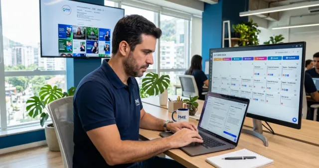 Como Criar 30 Dias de Conteúdo para Redes Sociais em 1 Hora com IA: Guia Prático para PMEs