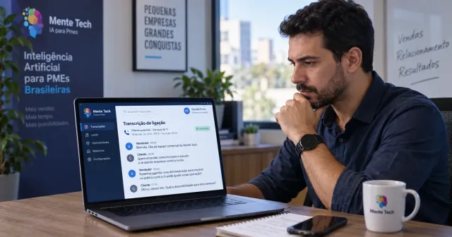 Sua PME Não Tem Gerente Comercial? Use IA para Treinar Vendedores Antes da Ligação Real